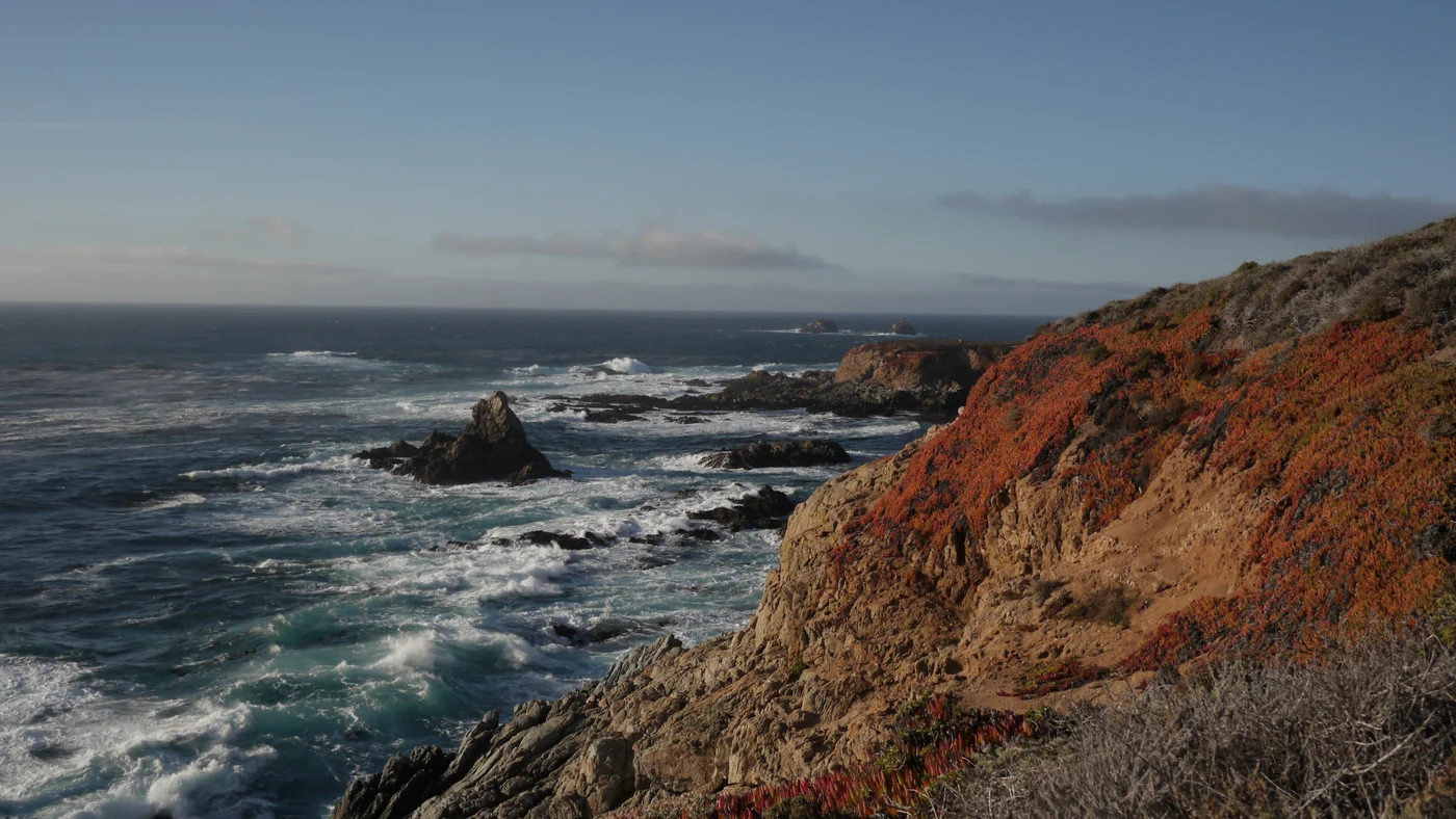 California’s Pacific coast south of Big Sur.